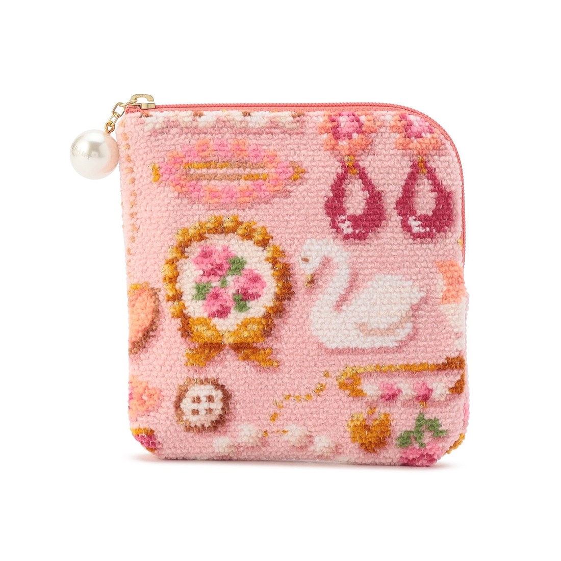 ドレスアップガール スクエアポーチ L/DUP-257140(ペールピンク