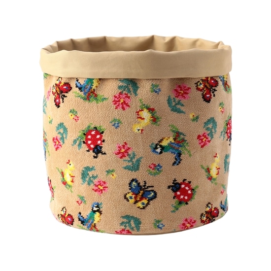 ハイジ ファブリックバスケット HE-191334（WEB限定）(ホワイト