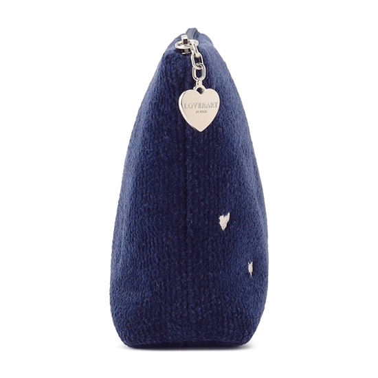 ラブラリーハート 舟型ポーチM L/LRH-243238(ネイビー): LOVERARY BY