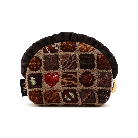 コフレドゥショコラ ポーチ FDC-257064(ベージュ): FEILER｜フェイラー