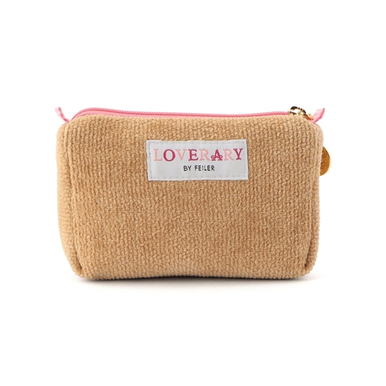 ドアップテディガール ポーチ L/DUG-243232(ベージュ): LOVERARY BY