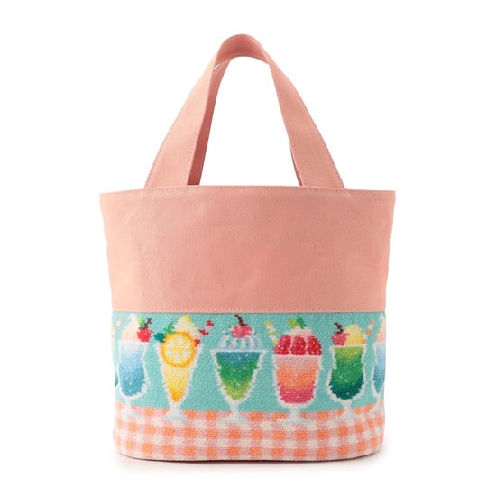 ラブラリーパーラー トートバッグ L/LPL-233054(アプリコット