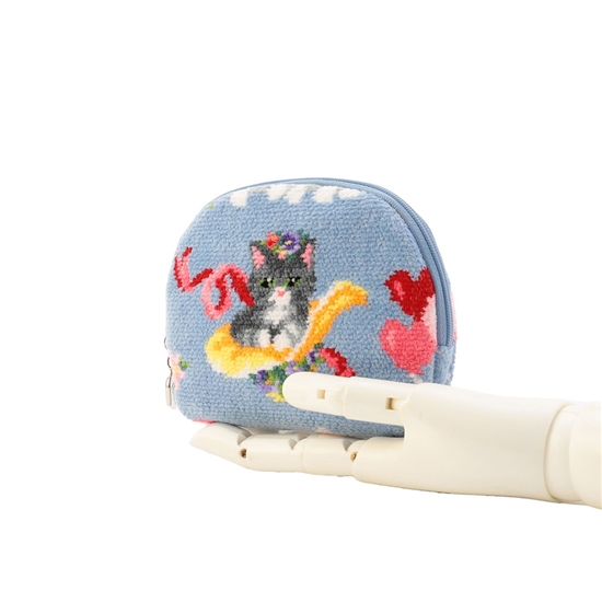 モンプティシャ ポーチ MCH-260373(ライトブルー): FEILER｜フェイラー