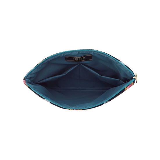 シンス フラットポーチ SCE-260175(ネイビー): FEILER｜フェイラー公式