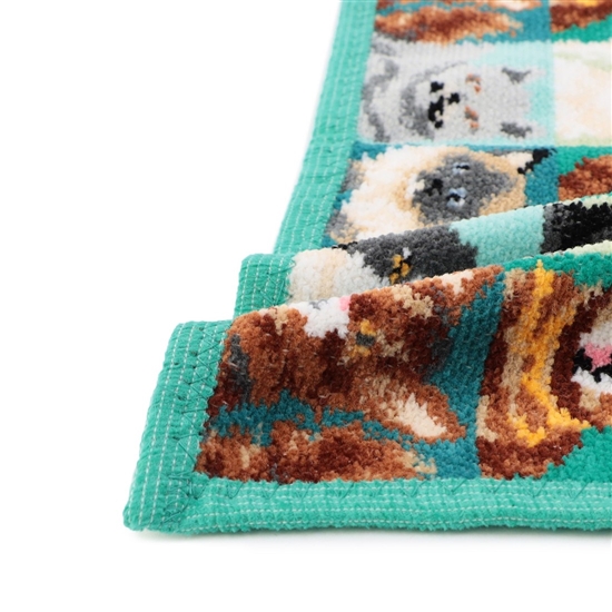 ルック！マイキャット ゲストタオル(グリーン): FEILER｜フェイラー