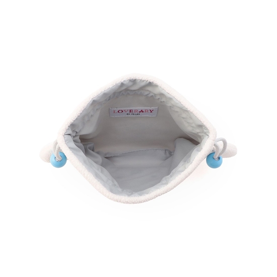 モフモフワンチャン マルチーズ巾着 L/MWC-257368(ホワイト): LOVERARY