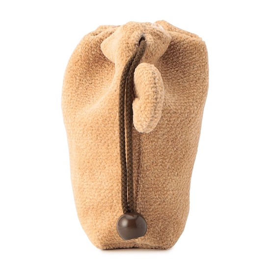 ドアップテディ 耳付き巾着 L/DUT-243242(ベージュ): LOVERARY BY