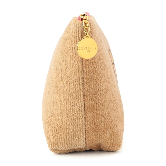 ドアップテディガール コスメポーチ L/DUG-243233(ベージュ): LOVERARY