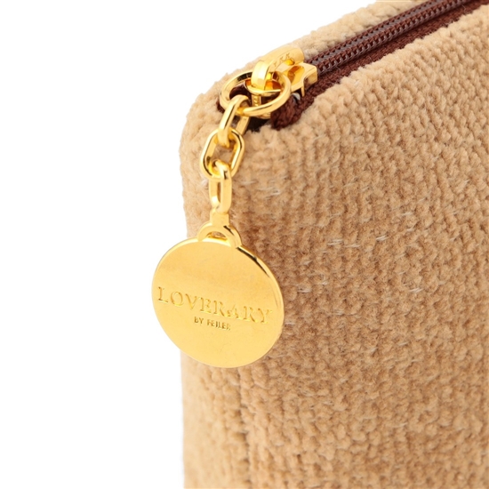 ドアップテディ コスメポーチ L/DUT-243233(ベージュ): LOVERARY BY