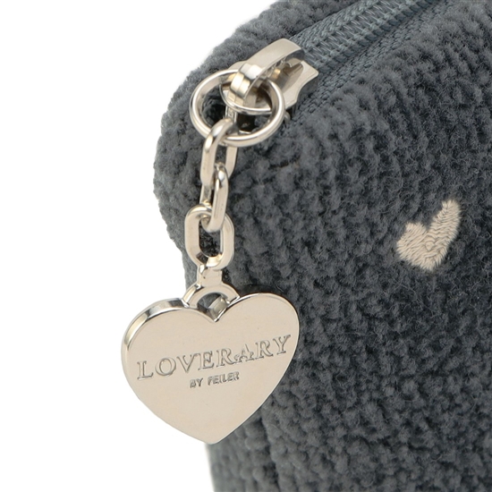 ラブラリーハート 舟型ポーチM L/LRH-257147(グレー): LOVERARY BY