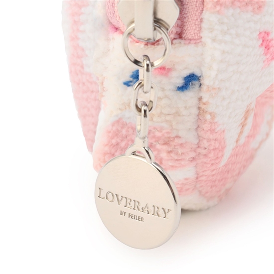 モフモフネコチャン ハート型ポーチ L/MNC-260284(ペールピンク