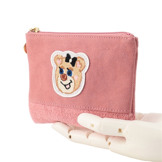 オールドテディガール ワッペンポーチ L/OTG-233039(ピンク): LOVERARY