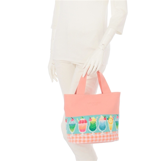 ラブラリーパーラー トートバッグ L/LPL-233054(アプリコット