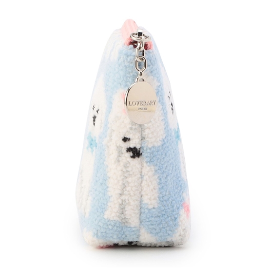 モフモフワンチャン 舟型ポーチS L/MWC-257363（WEB限定）(ペール