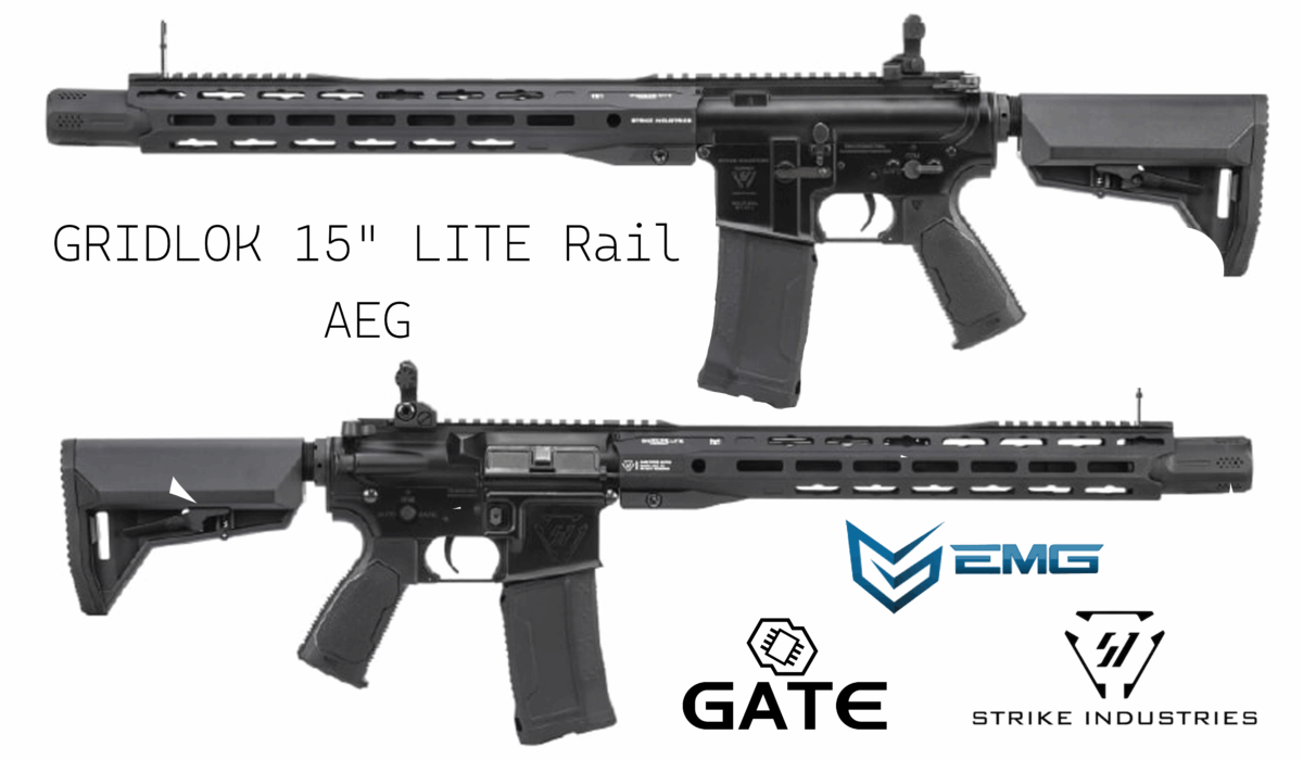 EMG JAPAN(KA) GRIDLOK 15 LITE Rail AEG 徹底レビュー！ | サバゲー