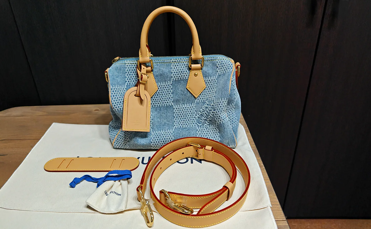 ルイ・ヴィトン ダミエデニム スピーディ・バンドリエール25を買取り