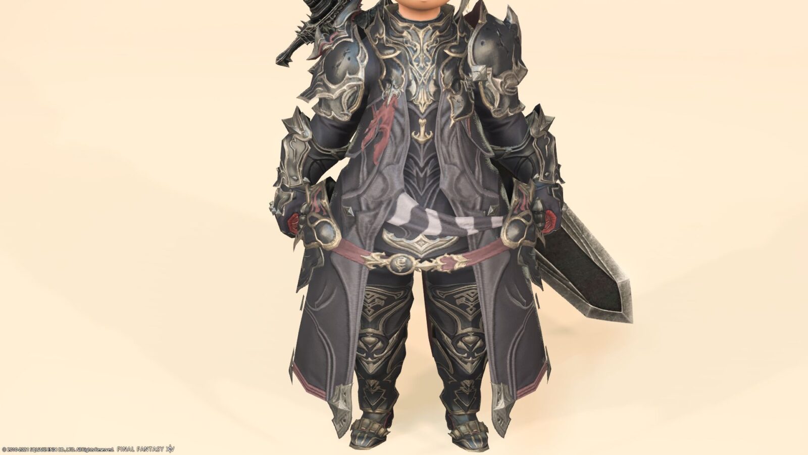 暗黒騎士のAF4装備・漆黒のヴィランズのオープニングムービー衣装