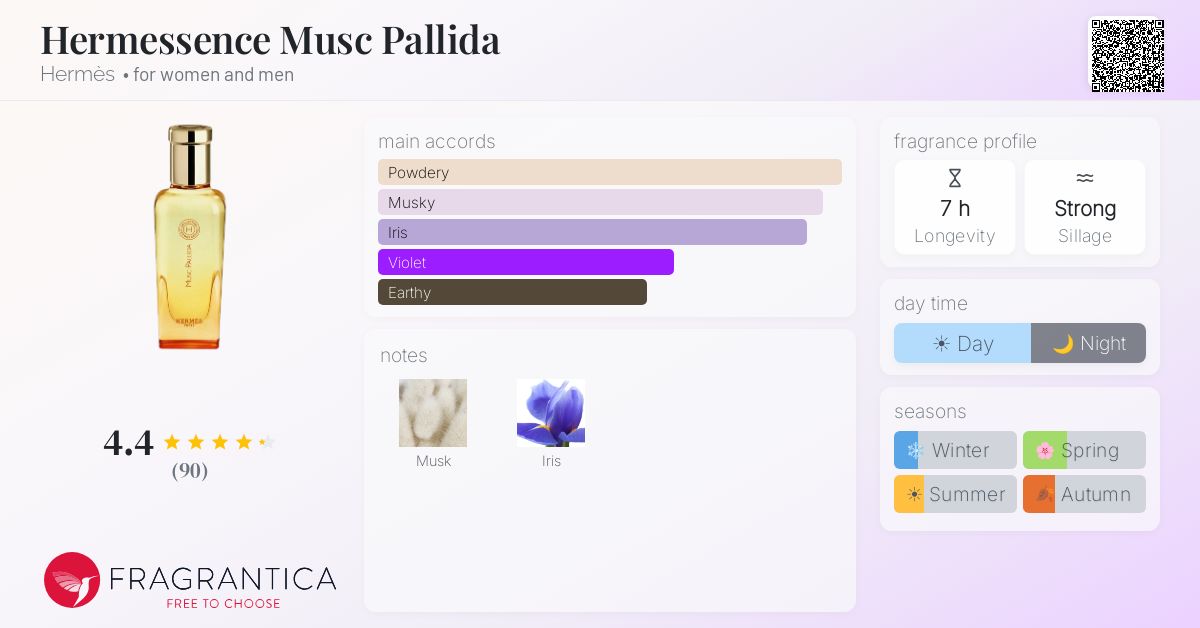 Hermessence Musc Pallida Hermès perfume - a fragrance for women