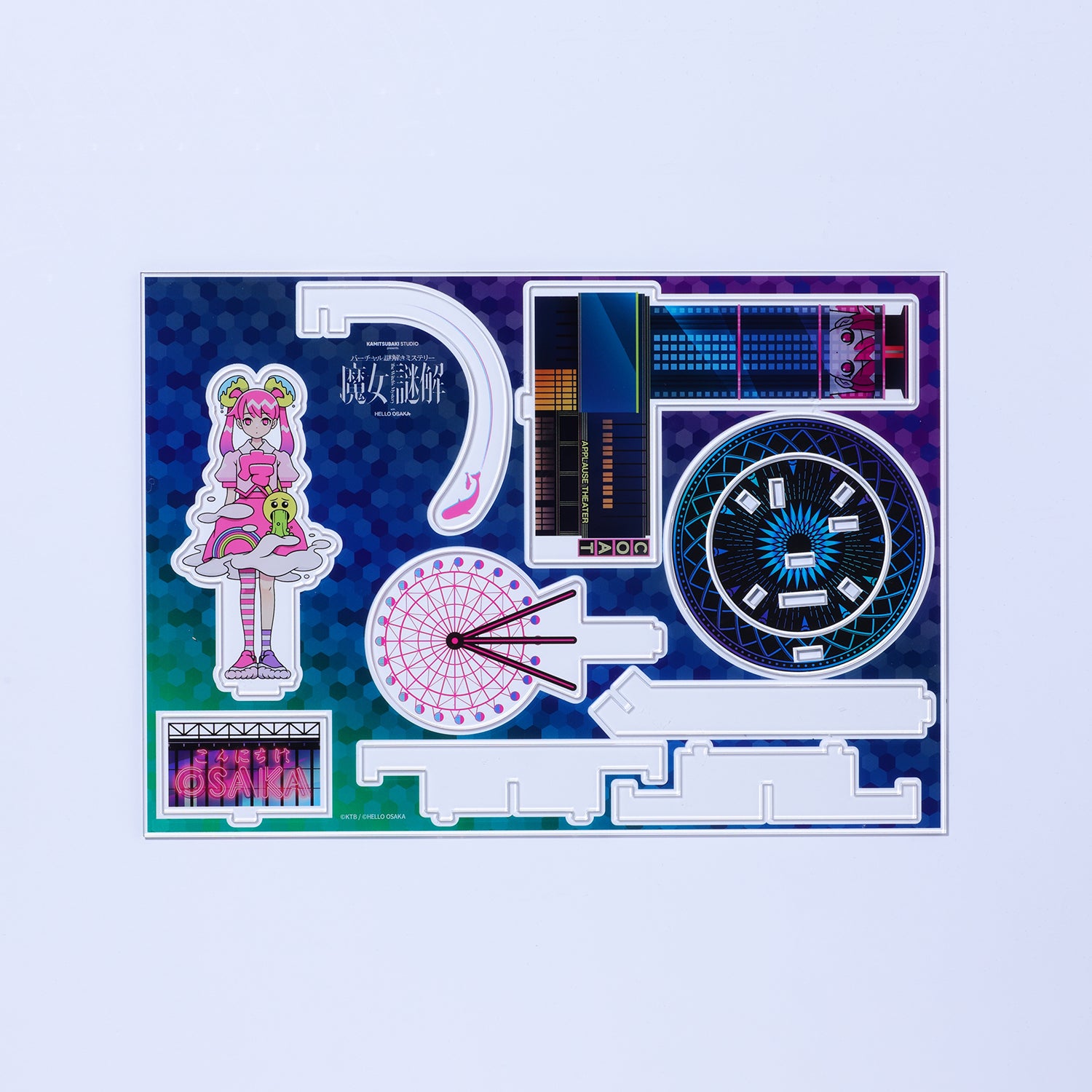 KAMITSUBAKI STUDIO×HELLO OSAKA】立体アクリルスタンド 花咲 兔冥