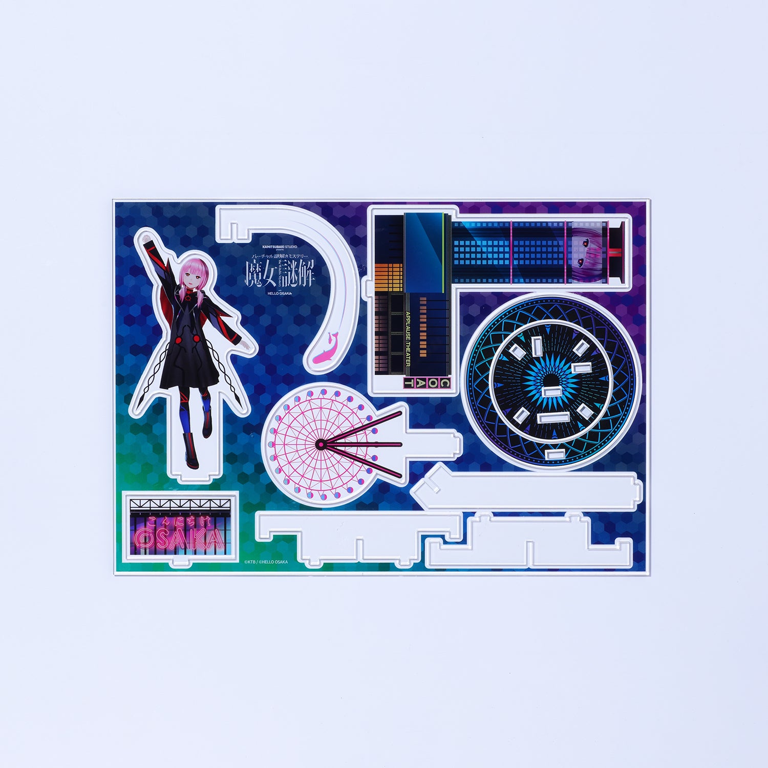 KAMITSUBAKI STUDIO×HELLO OSAKA】立体アクリルスタンド 森崎 化歩（花