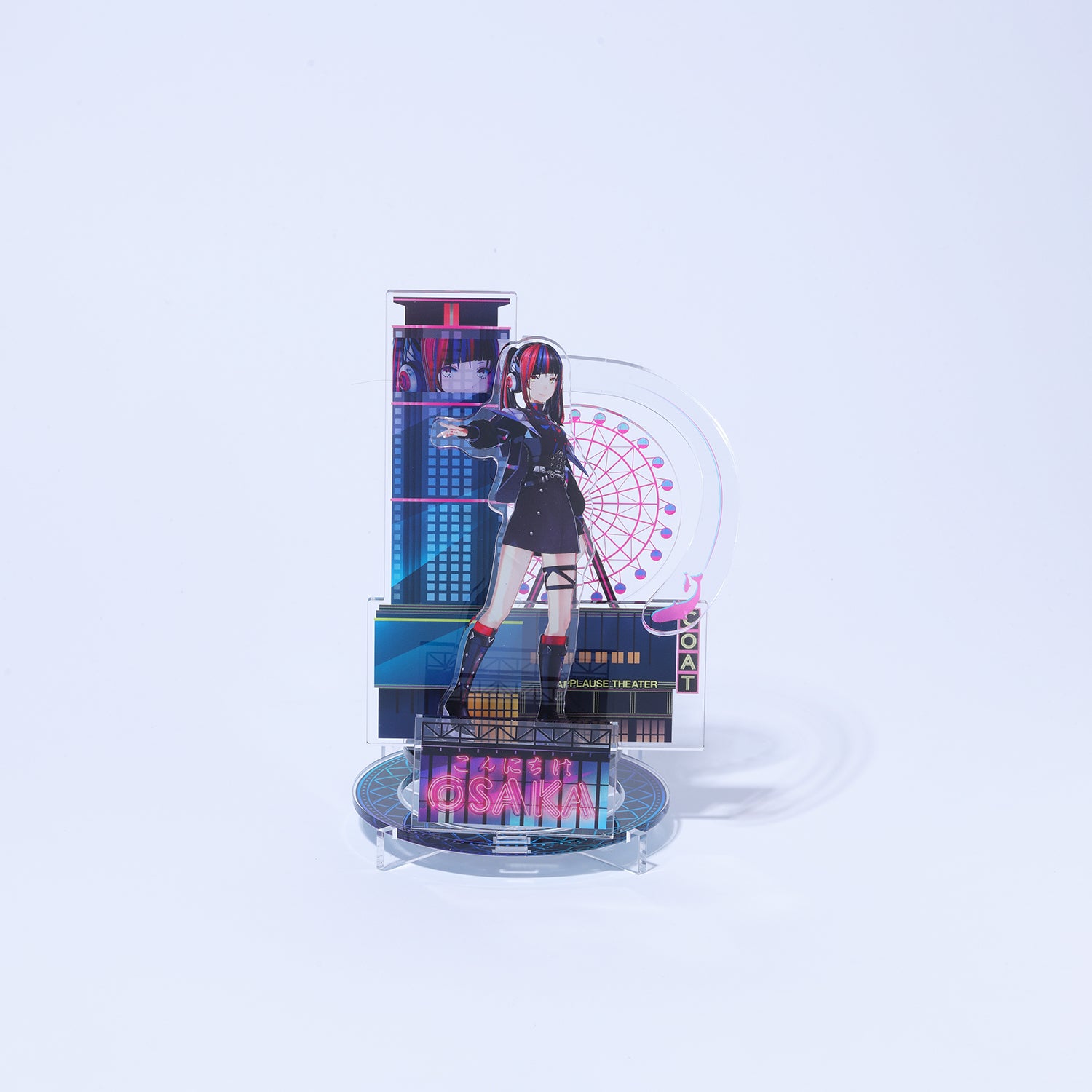 KAMITSUBAKI STUDIO×HELLO OSAKA】立体アクリルスタンド 朝主 派流