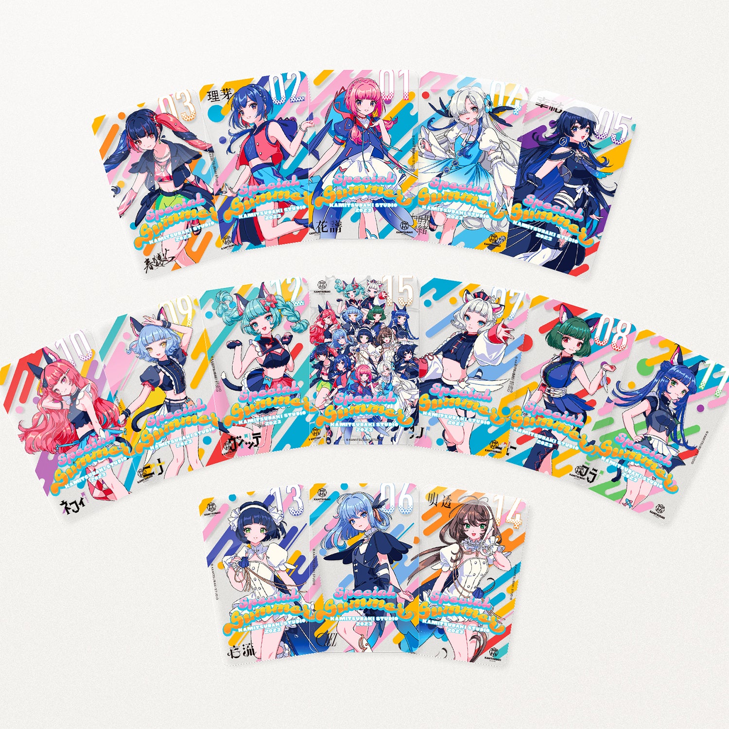 KAMITSUBAKI STUDIO】Virtual Artist クリアトレーディングカード