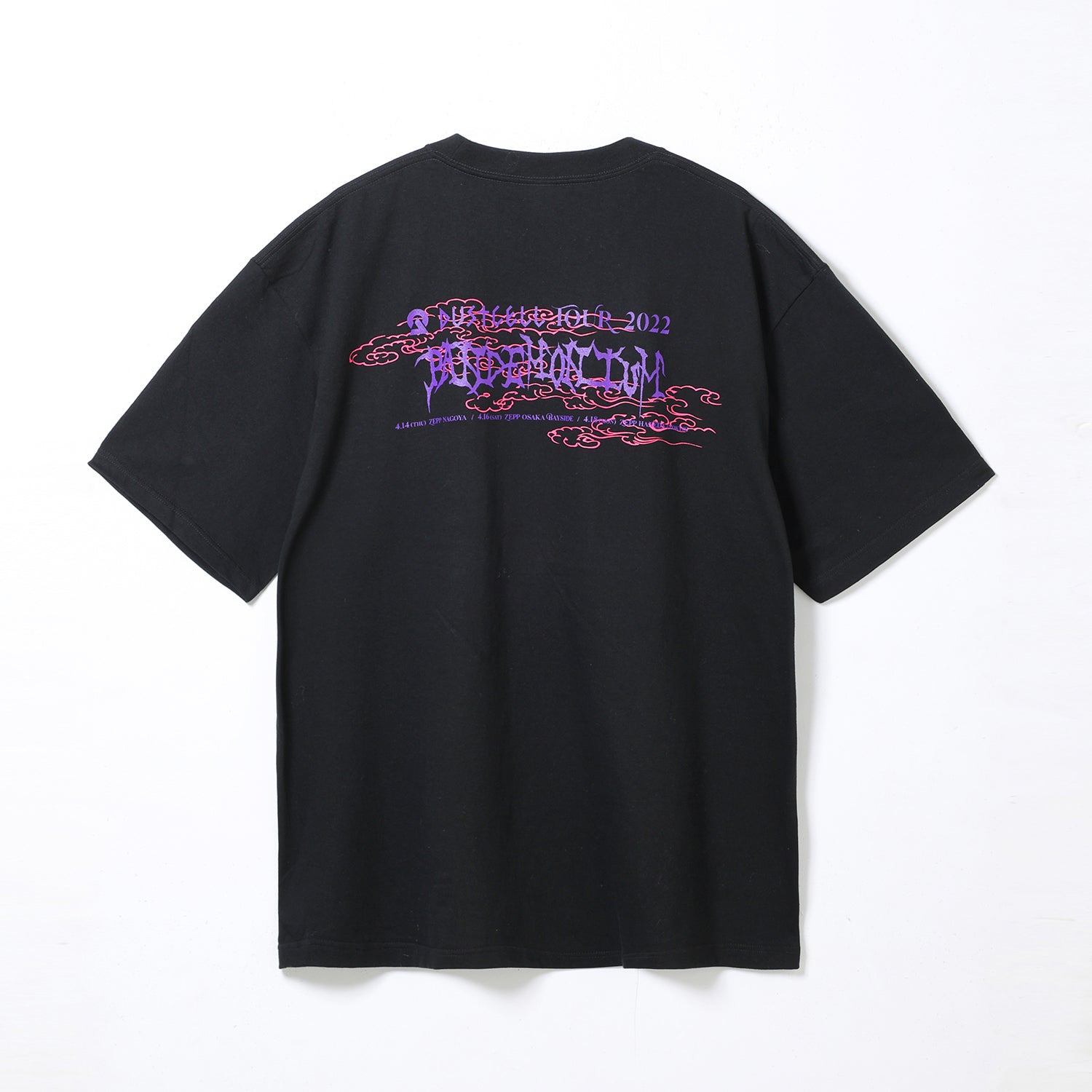 DUSTCELL】「百鬼夜行」ビッグシルエットTシャツ／BLACK／DUSTCELL