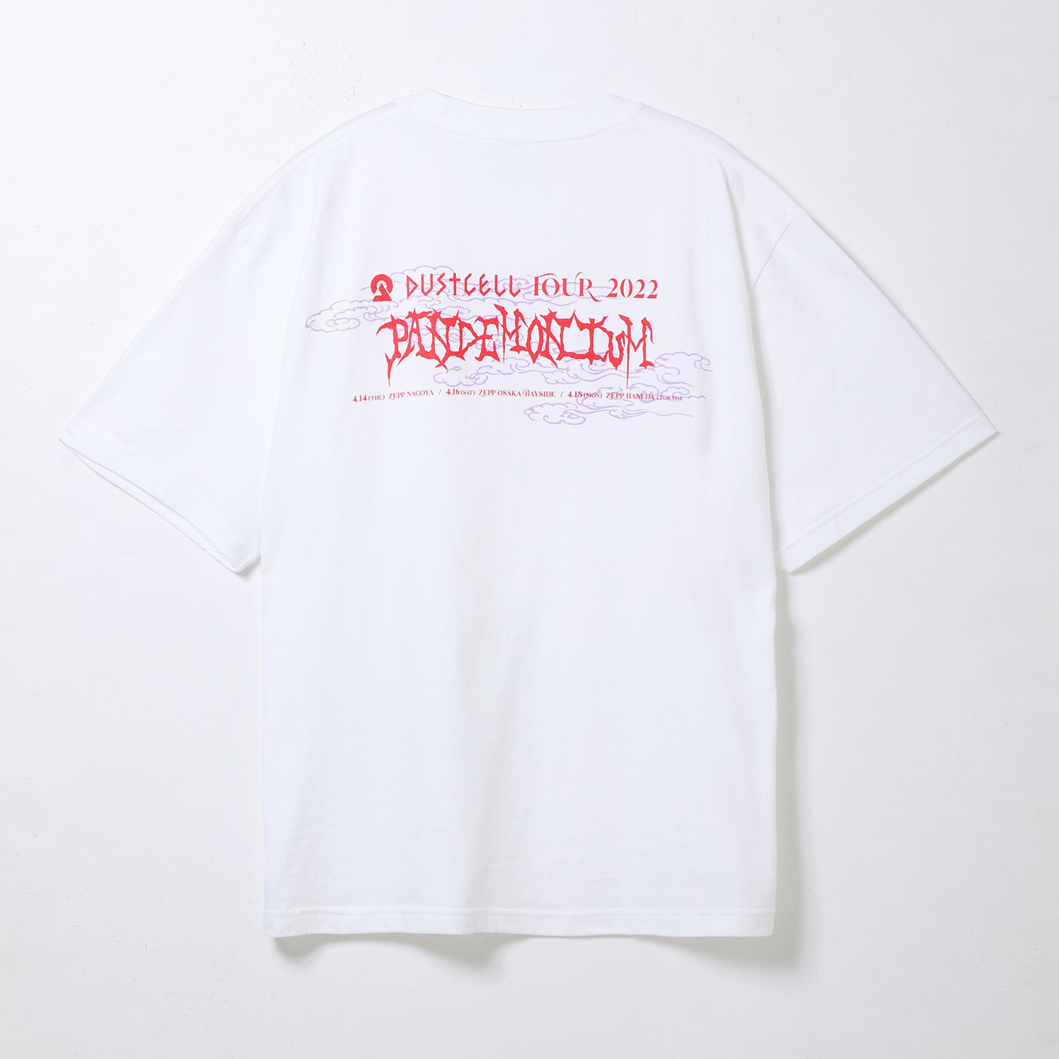 DUSTCELL】「百鬼夜行」ビッグシルエットTシャツ／WHITE／DUSTCELL