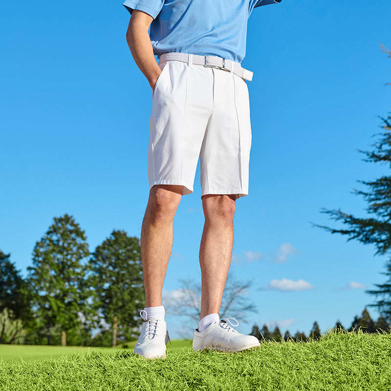 ストレッチハーフパンツ【メンズ】ホワイト – FIDRA
