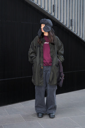 FIFTH x M-65 Fishtail Over-Dyed Black モッズパーカー フィッシュ