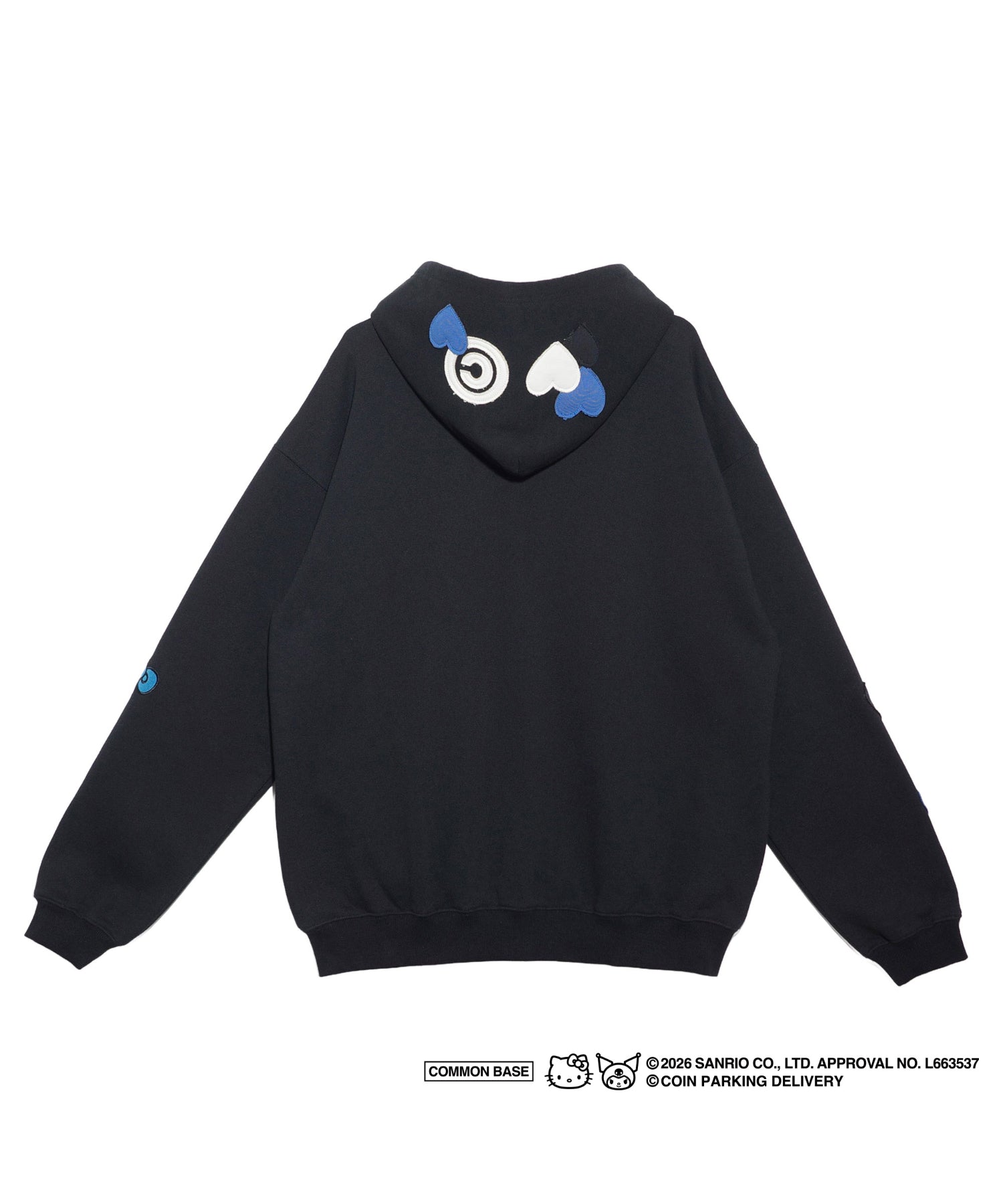 ZIP SWEAT HOODIE - COIN PARKING DELIVERY (コインパーキング