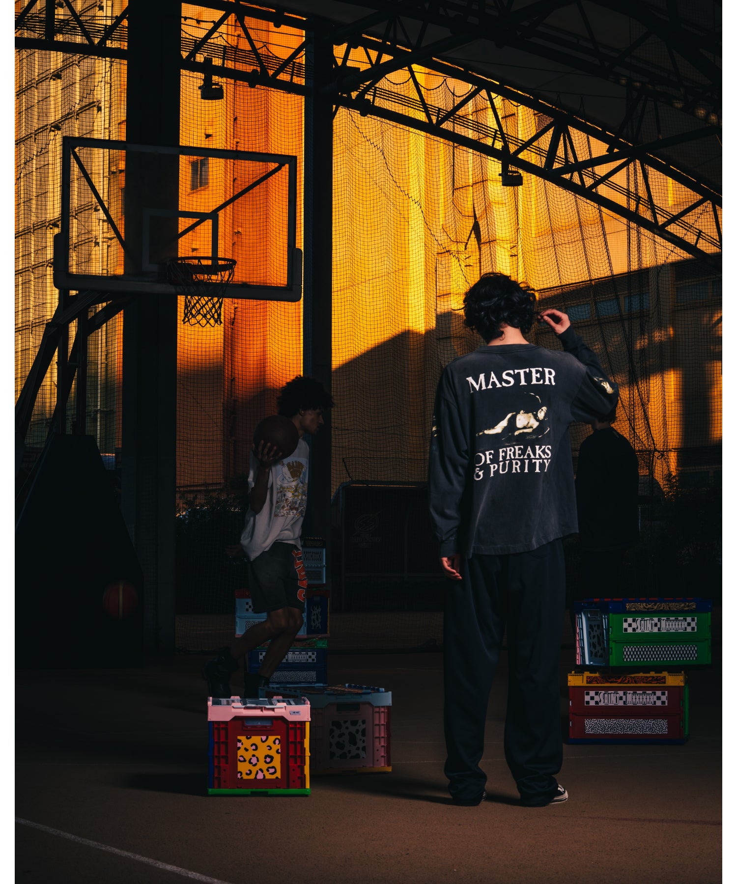 LS T-SHIRT/MEDUSA/BLACK - SAINT MXXXXXX (セントマイケル) - tops