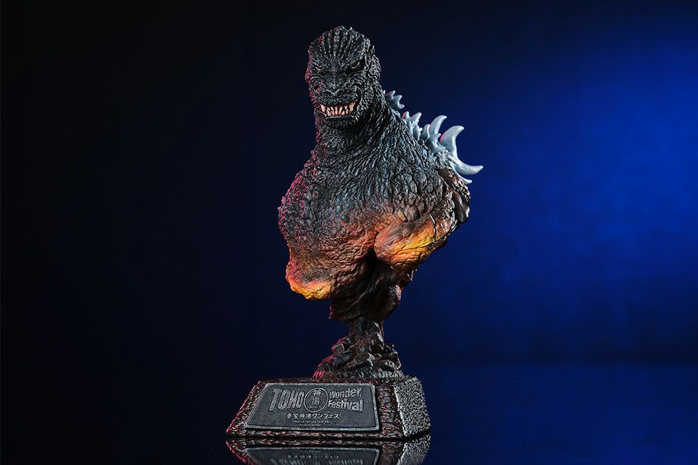 東宝特撮ワンフェス開催記念アイテム ヴィネット胸像 ゴジラ（1984