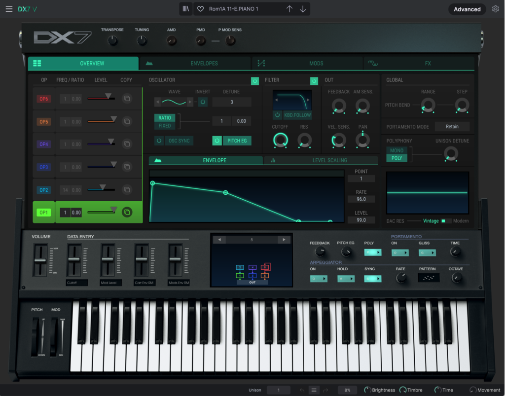 Yamaha DX7S シンセサイザー 本体とデータROM Yamaha DX7S