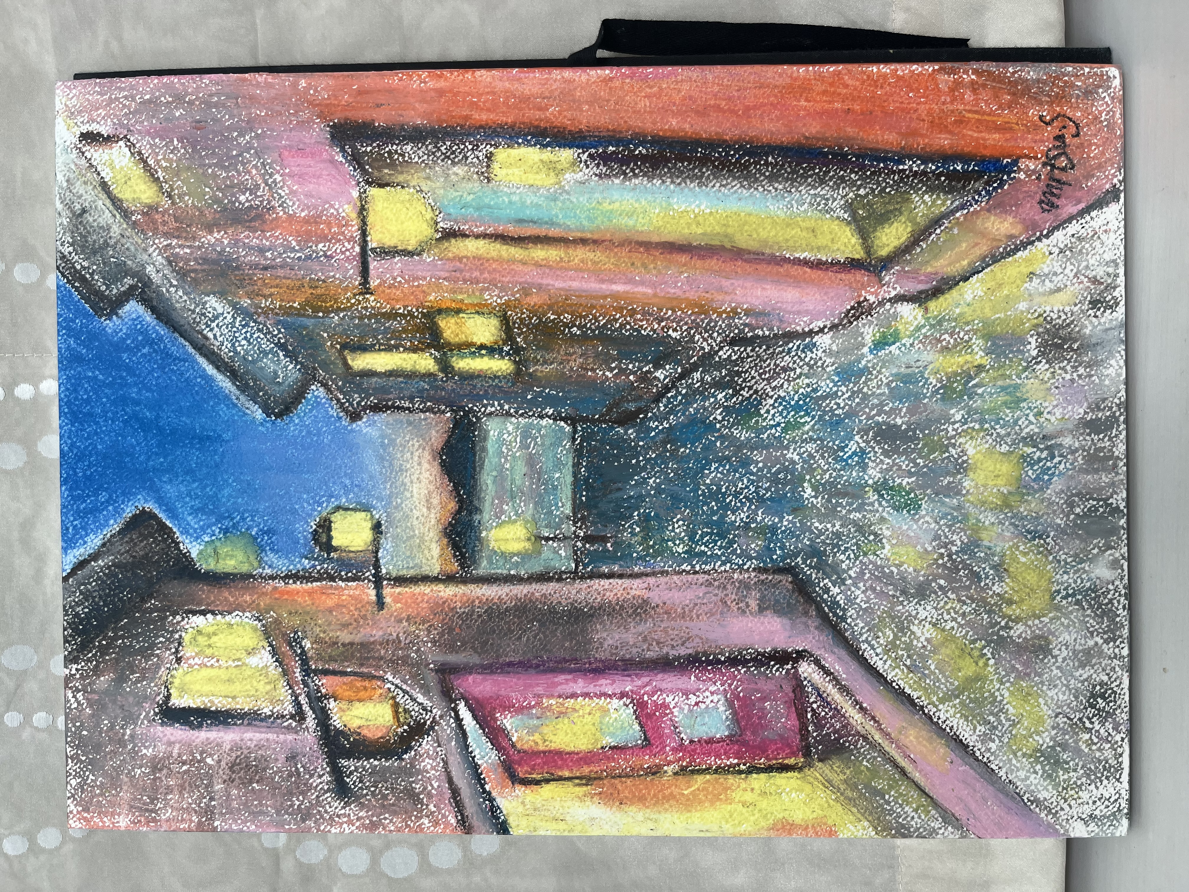 海の見える街 by Mitsuho Sugawara - 絵画販売・購入・レンタル