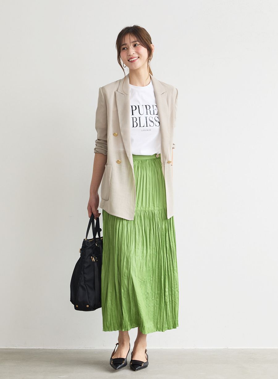 プリーツティアードスカート｜LOUNIE（ルーニィ）公式サイト／公式