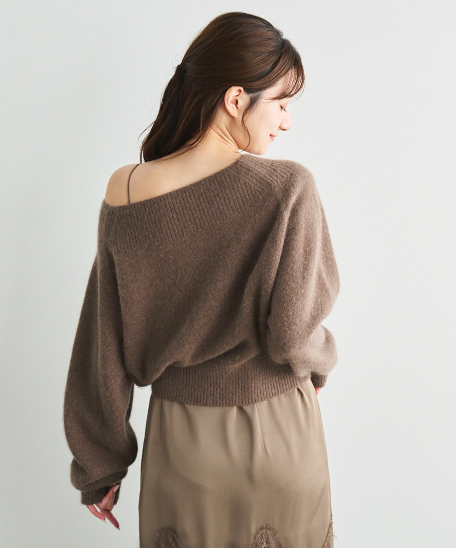 フォックス混オフショルニット｜PETAL ONLINE（ペタルオンライン）