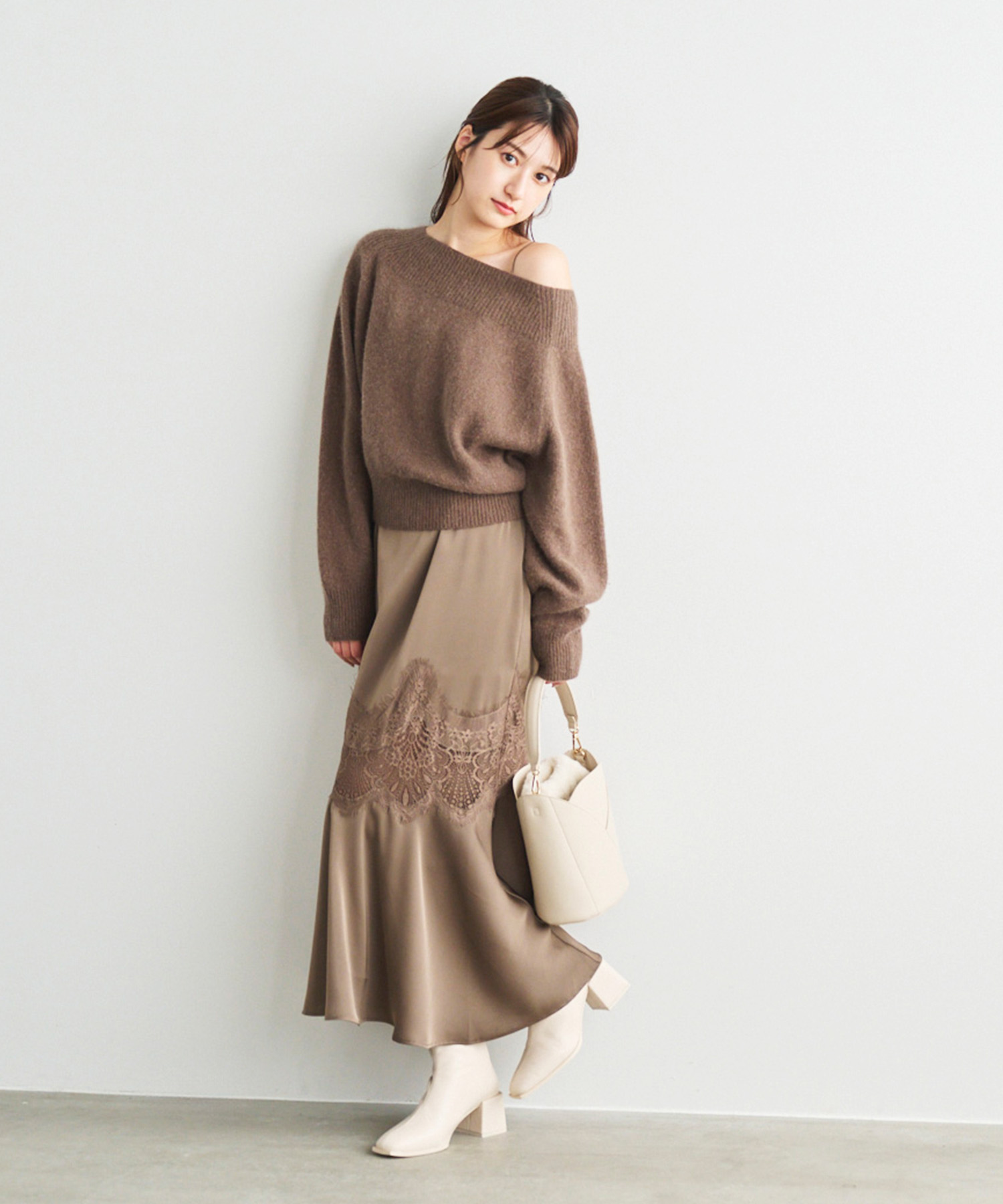 フォックス混オフショルニット｜PETAL ONLINE（ペタルオンライン）