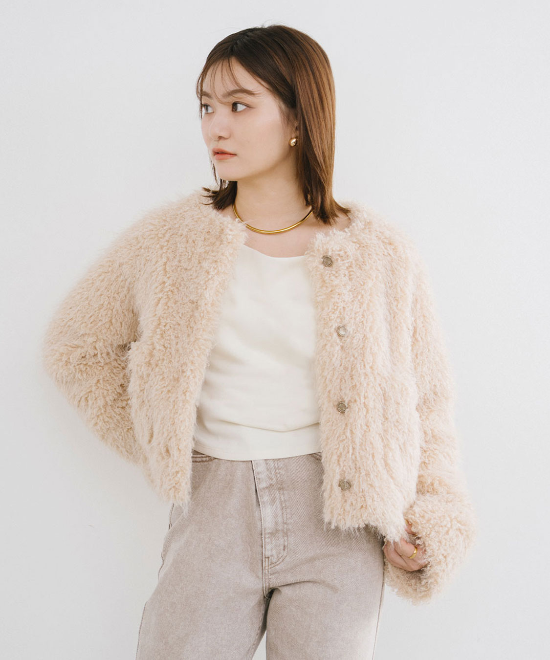 カーリーファージャケット｜PETAL ONLINE（ペタルオンライン）