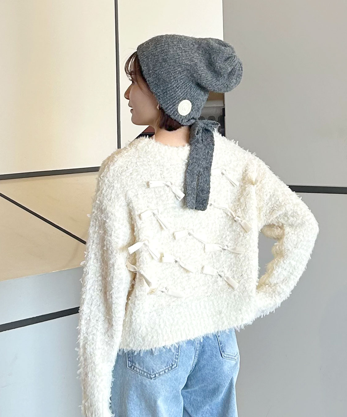 ファンシーヤーンリボンニット｜PETAL ONLINE（ペタルオンライン）