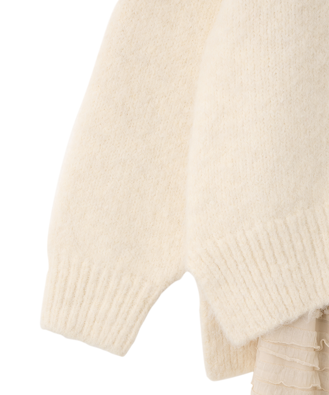 オフショルニット×フリルティアードスカート｜PETAL ONLINE（ペタル