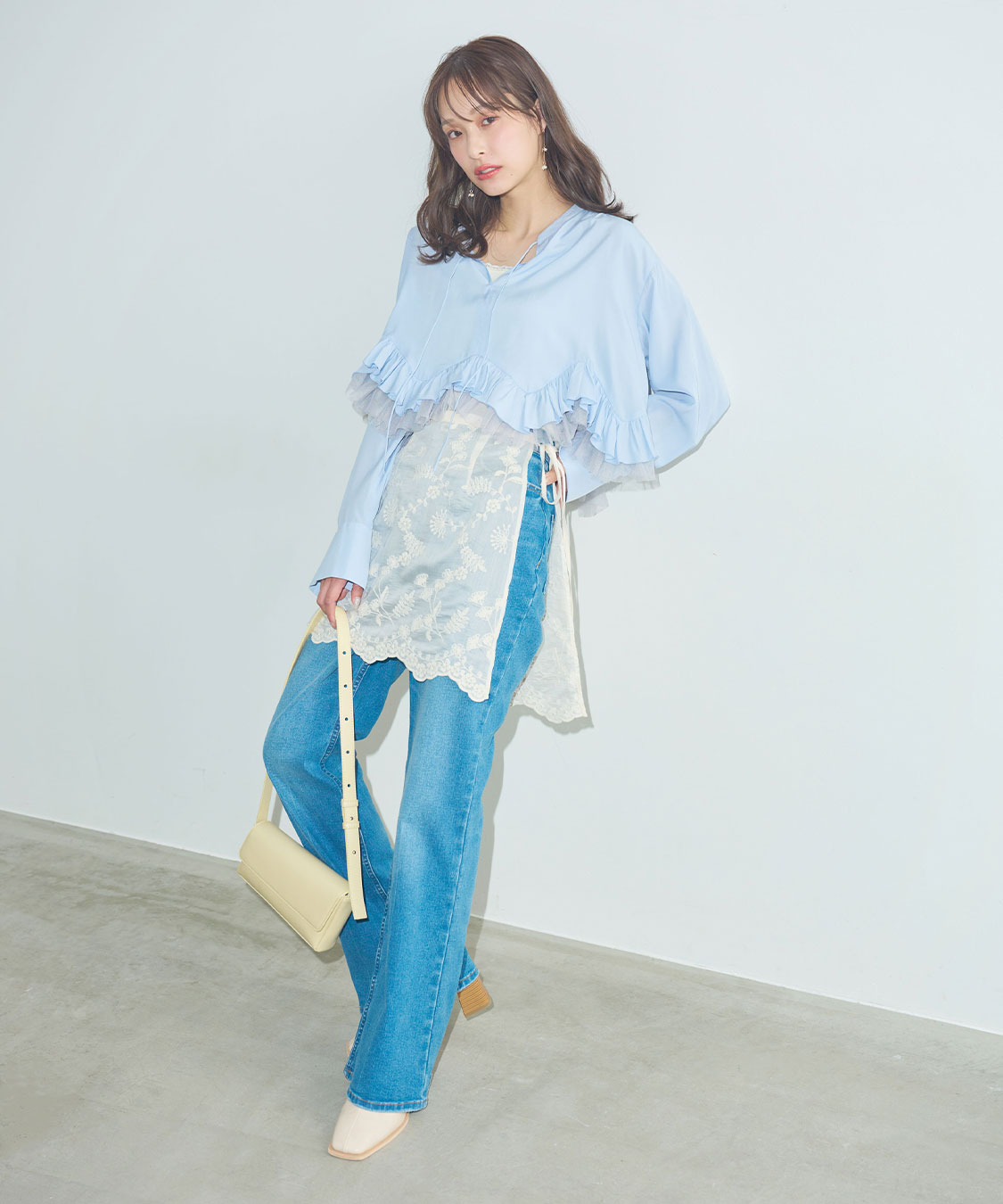 愛され名品】ヘムフリルブラウス｜PETAL ONLINE（ペタルオンライン）