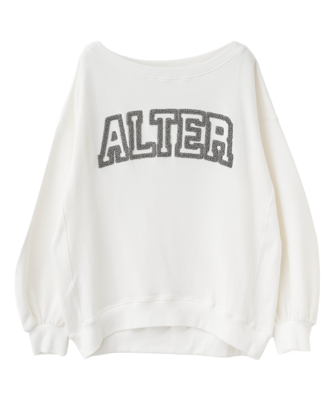 さがらグリッター刺繍ロゴスウェット｜PETAL ONLINE（ペタルオンライン）