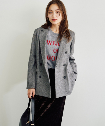 ウール混ダブルジャケット｜Stola.（ストラ）公式通販サイト