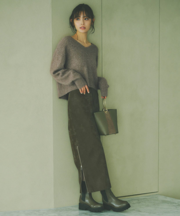 合成皮革タイトスカート｜Stola.（ストラ）公式通販サイト