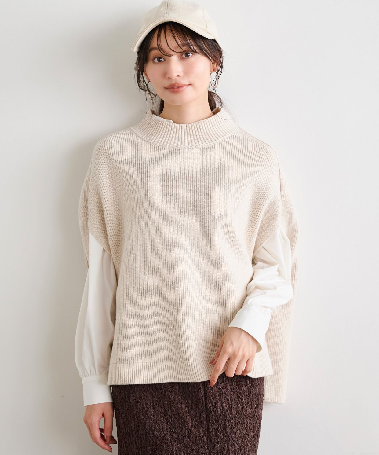 ポンチョニットプルオーバー｜Stola.（ストラ）公式通販サイト