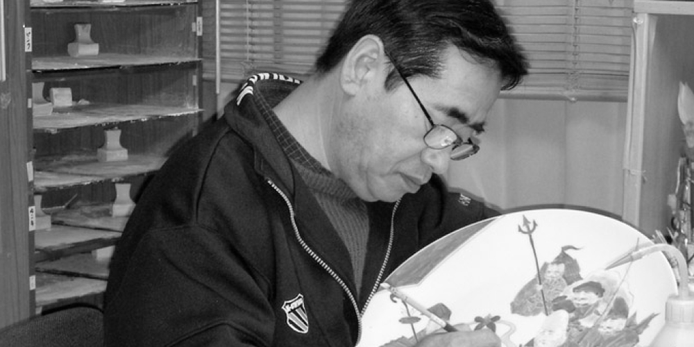 平盃 赤絵鳳凰/福田良則