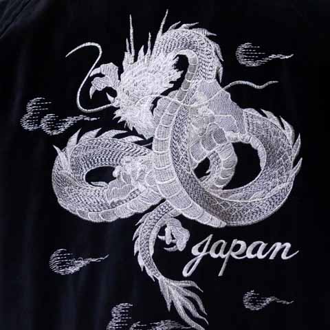 白竜（白龍） 別珍 5Lサイズ - 大熊商会｜上野アメ横のスカジャン専門店