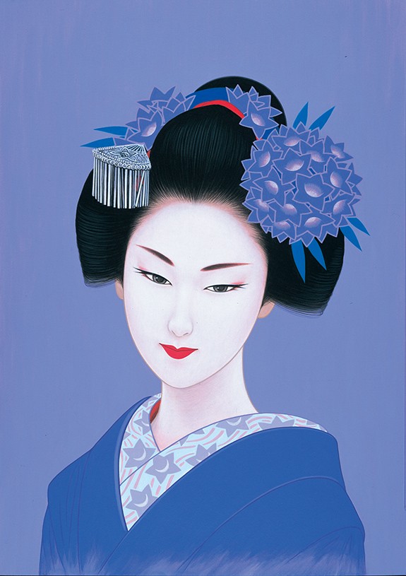 舞妓 桔梗 | 鶴田一郎アートストア ICHIRO TSURUTA official art store