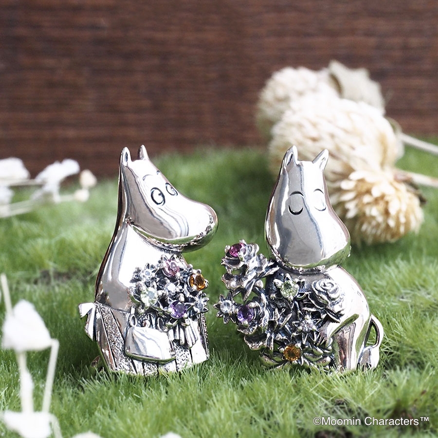 406C0011】SV ムーミン 【花束ムーミンママ】 ペンダントブローチ